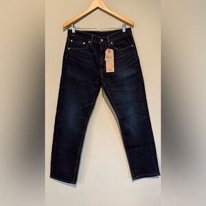 NWT LEVIS MEN JEANS DARK BLUE DENIM 32/30 MENS Straight Leg
